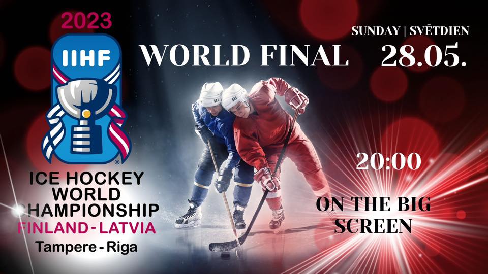 ICE HOCKEY World Championship FINAL @Klubs Biedrība