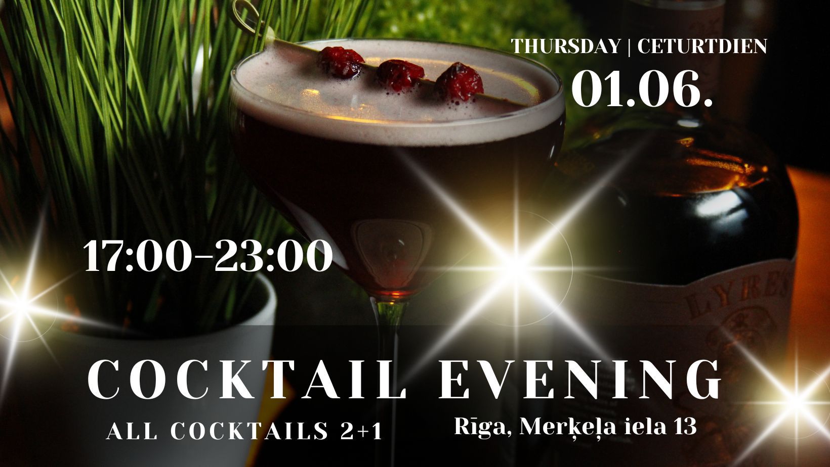 Cocktail Evening @ Klubs Biedrība bar